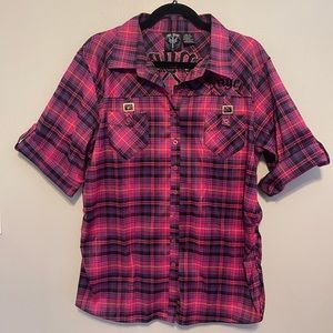 Old Skool Angel Button Up Shirt